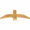 Ekena Millwork Bellingham Rough Sawn Timber Gable Bracket, Western Red Cedar, 36"W x 15"H x 2"D x 4"F, 10/12 Pitch GBW036X15X0204BEL00RWR - alternate 2